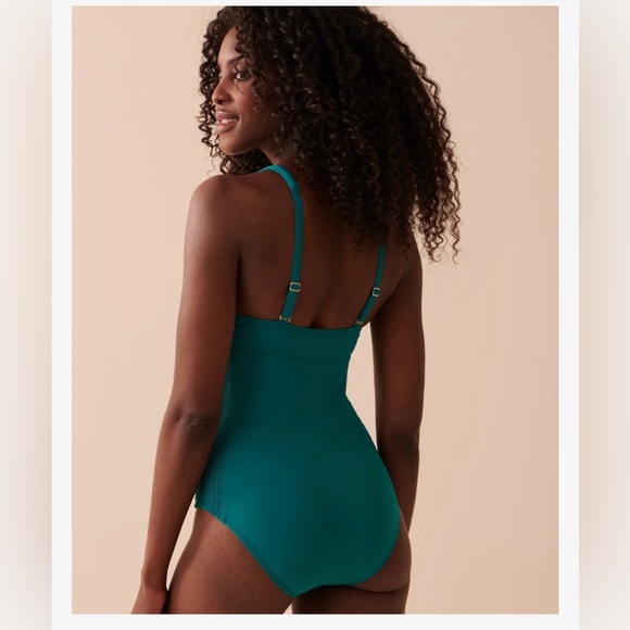 Teal one piece swimsuit - Picture 3 of 4